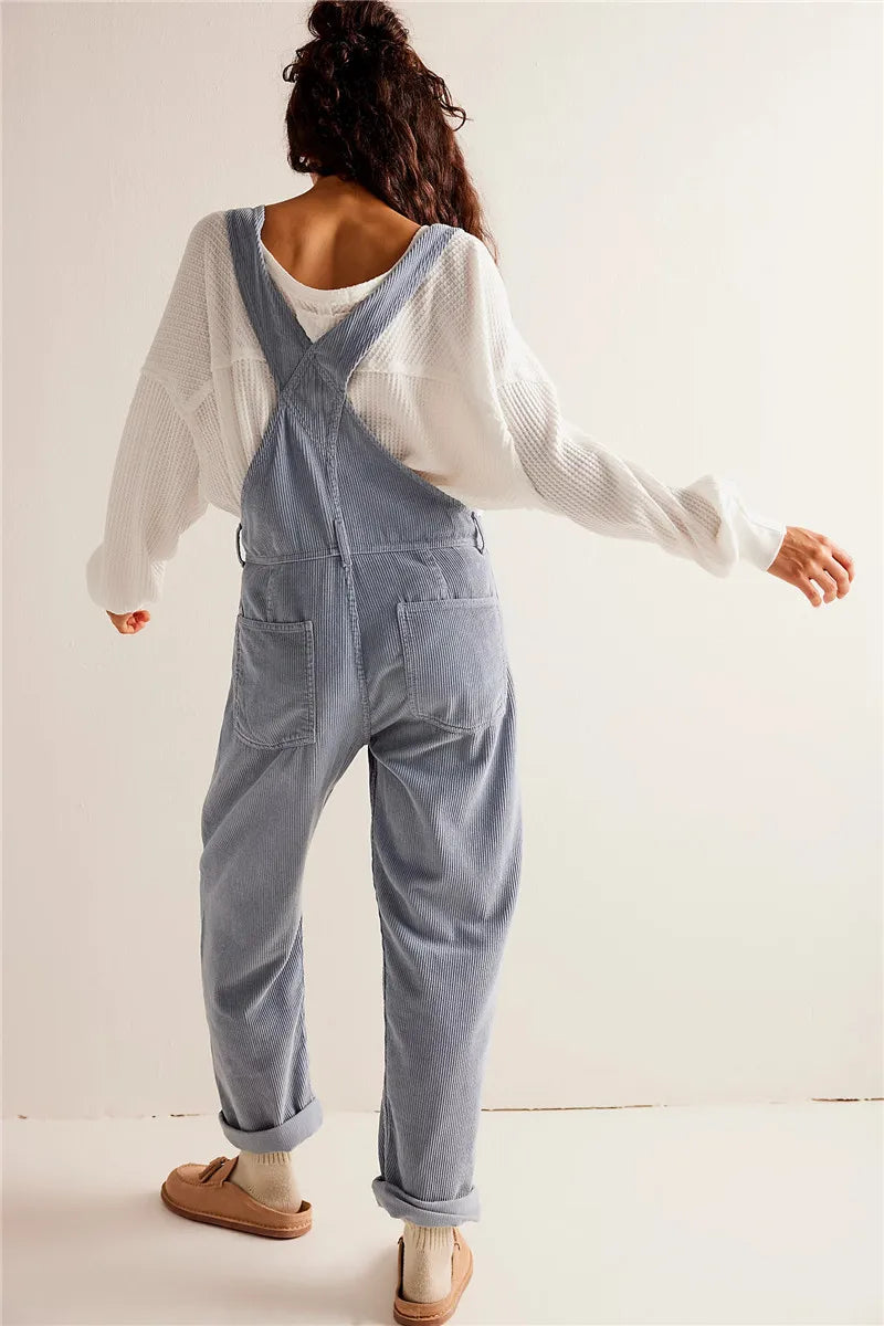 Classic Retro Denim Bib Overalls
