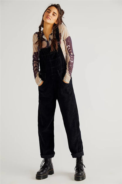 Classic Retro Denim Bib Overalls