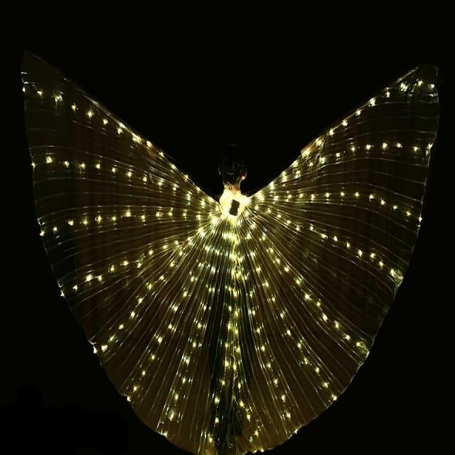 Colorful LED Dance Wings Costume