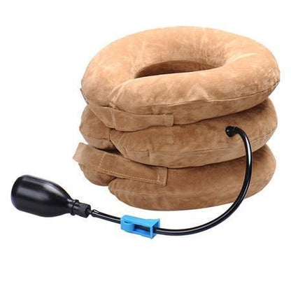 Oreiller d'étirement cervical relaxant à air
