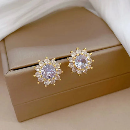 Magnifique ensemble de bijoux à motif tournesol