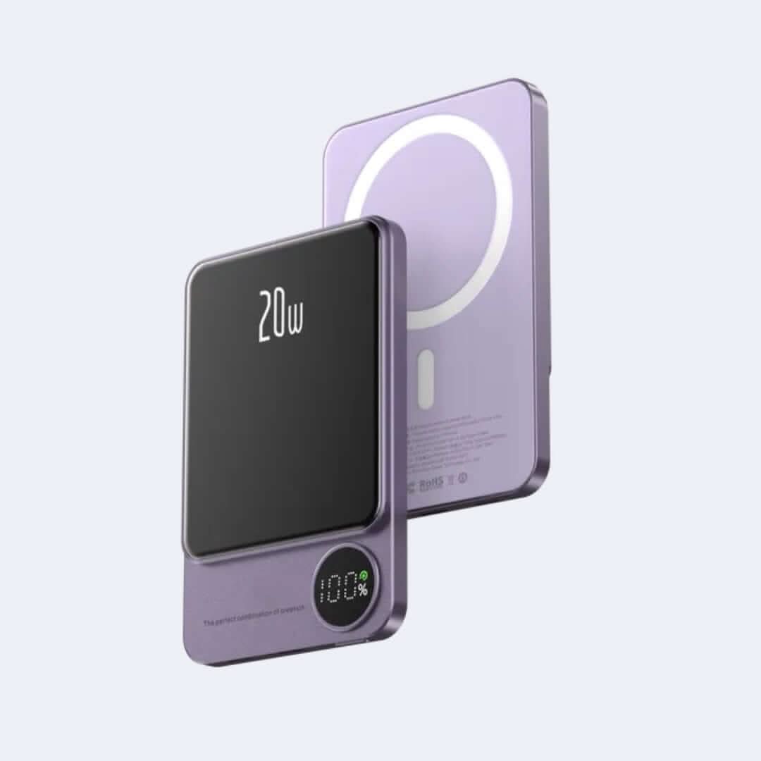 Batterie externe sans fil compacte et portable de 10 000 mAh