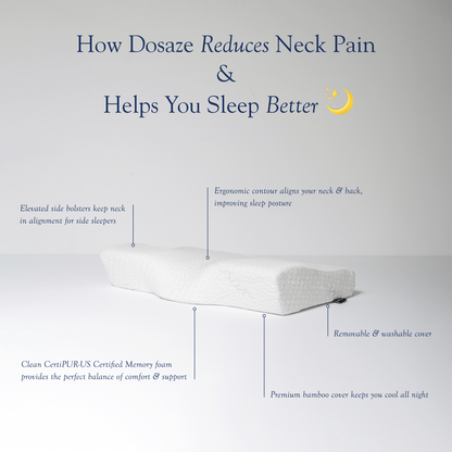Comfortable Memory Foam Pillow for Side Sleepers