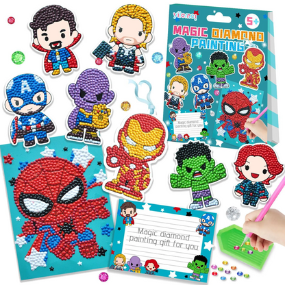 Kit de peinture diamant amusant pour filles