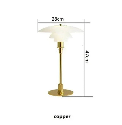 Lampe de table en verre magnifique