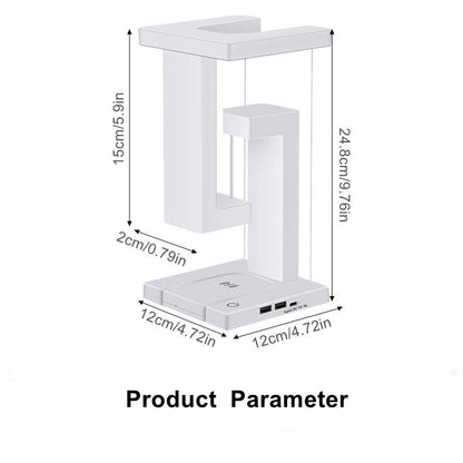 Portable LED Table Lamp with Wireless Charging