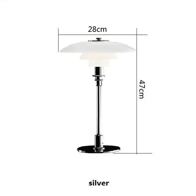 Lampe de table en verre magnifique