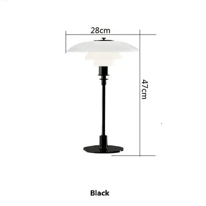 Lampe de table en verre magnifique