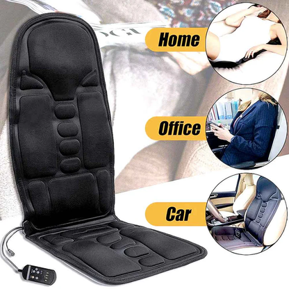 Relaxing Heated Massage Seat Cushion with 8 Settings