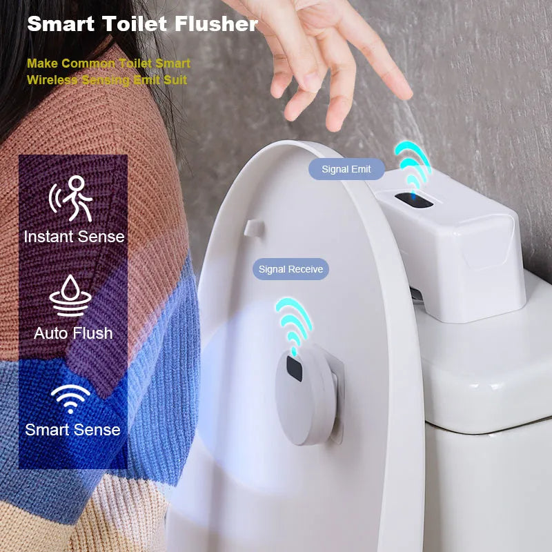 Automatic Touchless Toilet Flush System