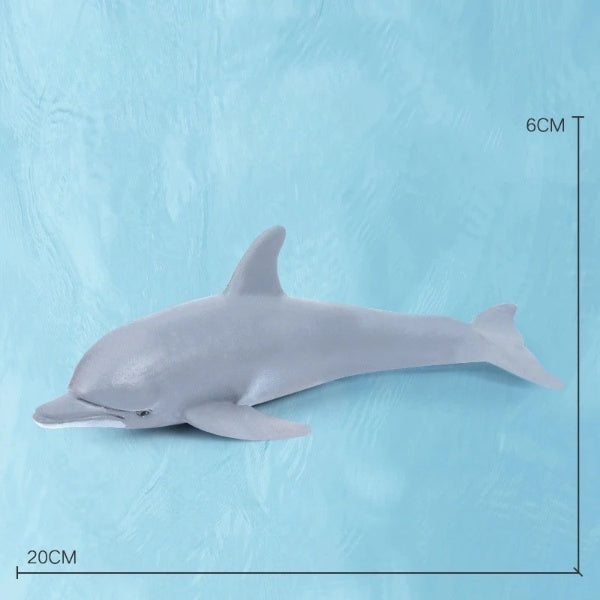 Figurines d'animaux marins colorés pour enfants