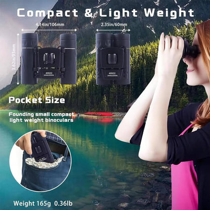 High Power 40x22 Wildlife Viewing Binoculars