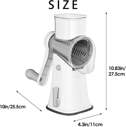 5-in-1 Multi Function Cheese Shredder & Veggie Slicer