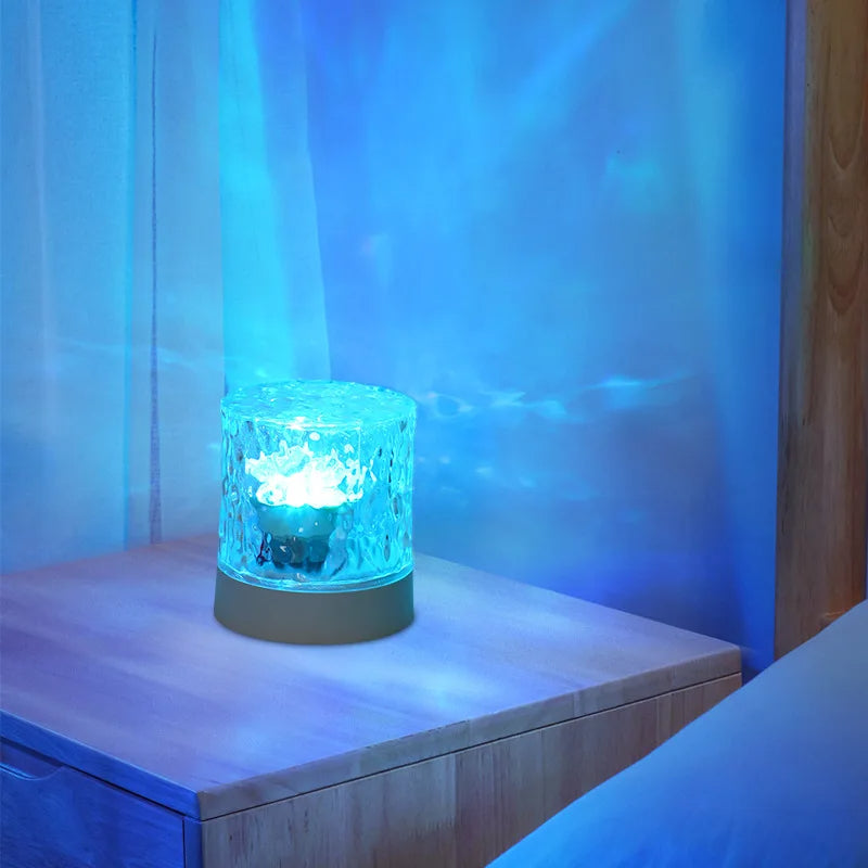 Colorful Wave LED Nightlight Projector - Halri
