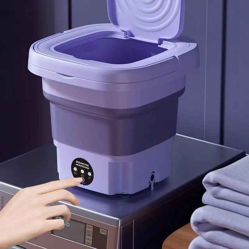 Compact Travel Washing Machine with Dryer - Halri