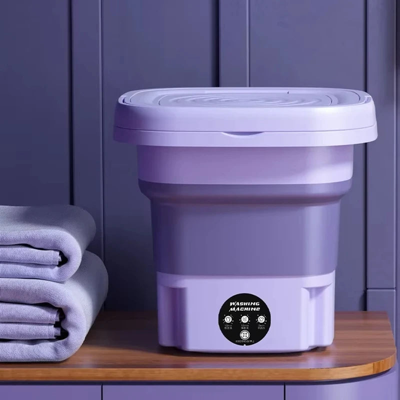 Compact Travel Washing Machine with Dryer