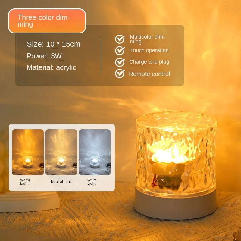 Colorful Wave LED Nightlight Projector