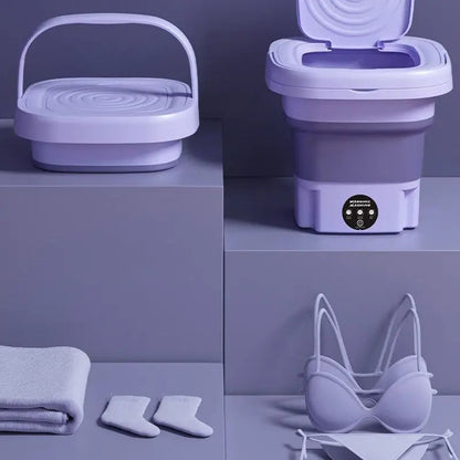 Compact Travel Washing Machine with Dryer