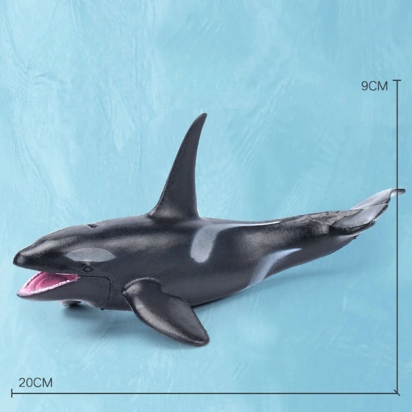 Figurines d'animaux marins colorés pour enfants