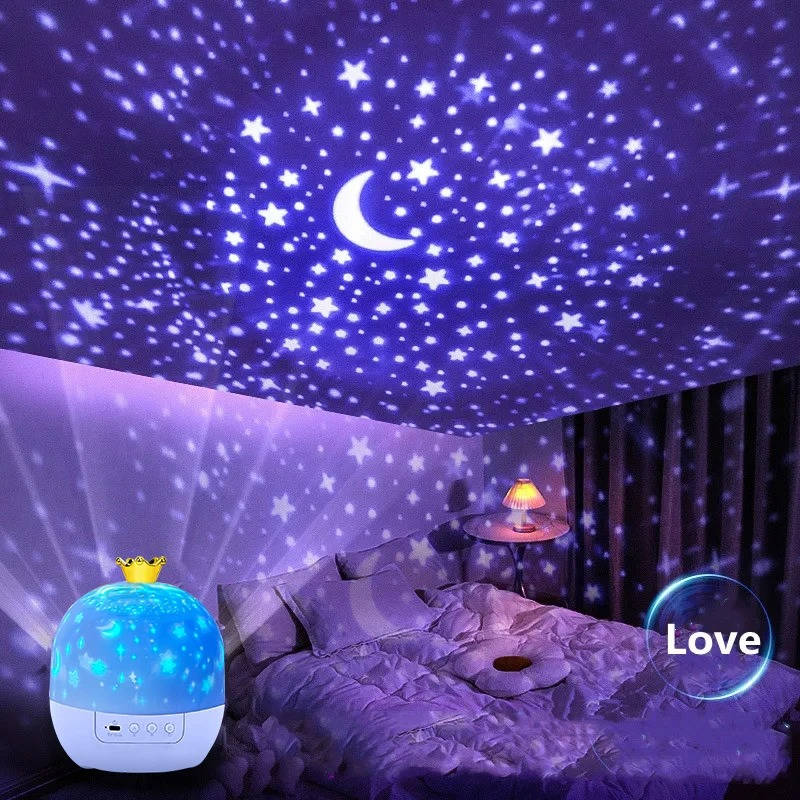 Colorful LED Nursery Nightlight Projector
