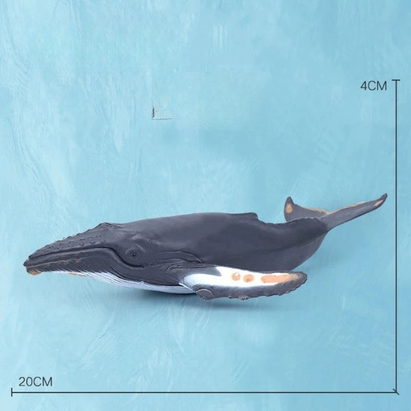 Figurines d'animaux marins colorés pour enfants