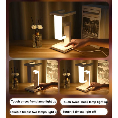 Portable LED Table Lamp with Wireless Charging