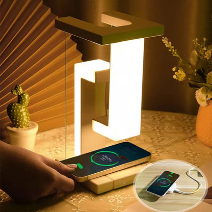 Portable LED Table Lamp with Wireless Charging - Halri