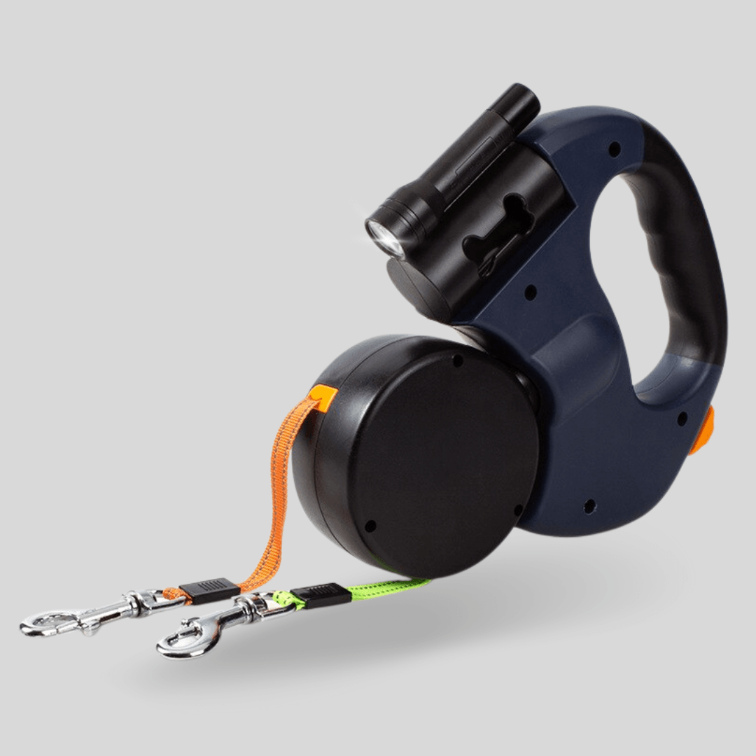 Adjustable LED Dog Leash with Flashlight