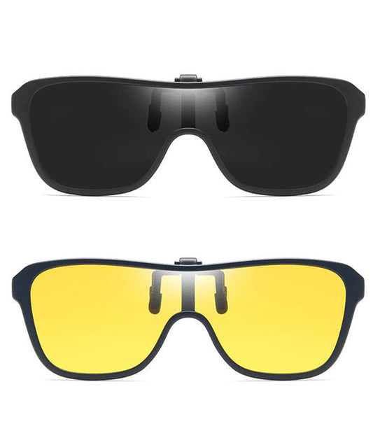 Prescription Clip On Reading Glasses For Day Night - Halri