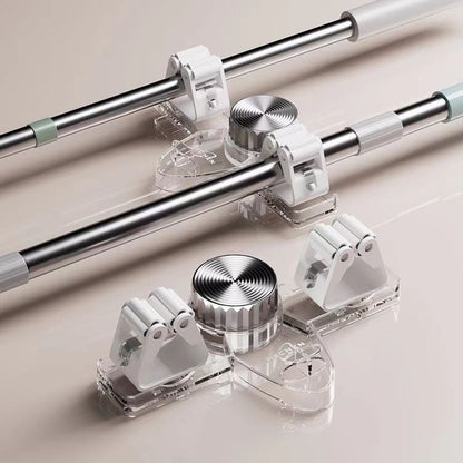 Crochet de rangement mural pour balai et serpillière 