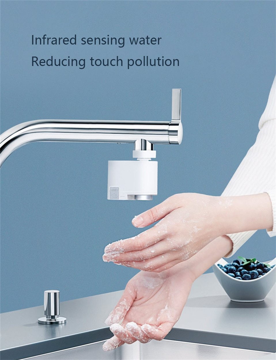 Touchless Automatic Kitchen Faucet Sensor
