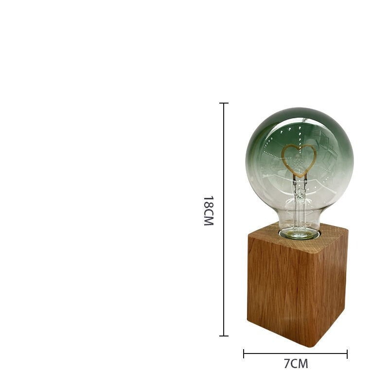 Lampe d'ambiance romantique en forme de cœur à LED