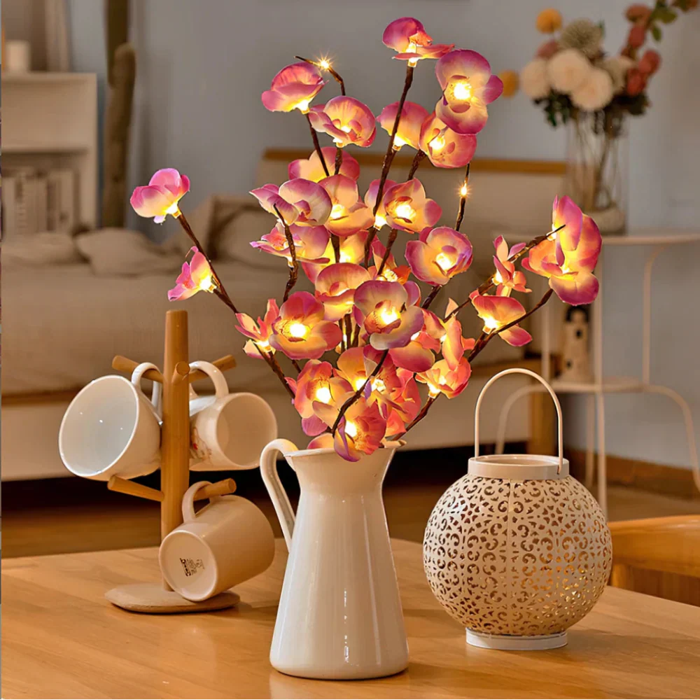 Branches lumineuses à LED décoratives pour la maison