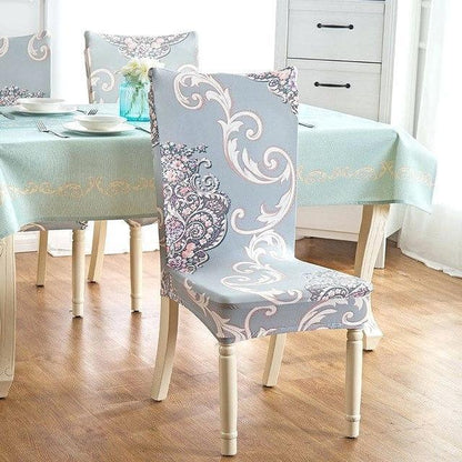 Housse de chaise de salle à manger en tissu lavable