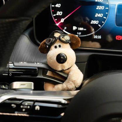 Fun Car Dog Figurine Decoration - Halri