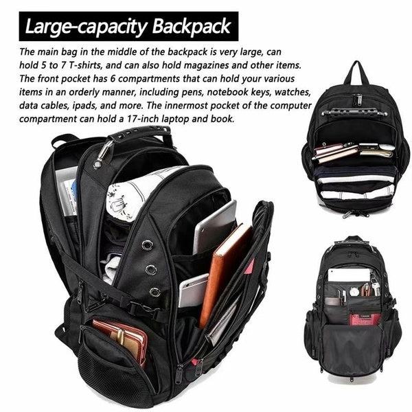 Secure Large Hiking Backpack