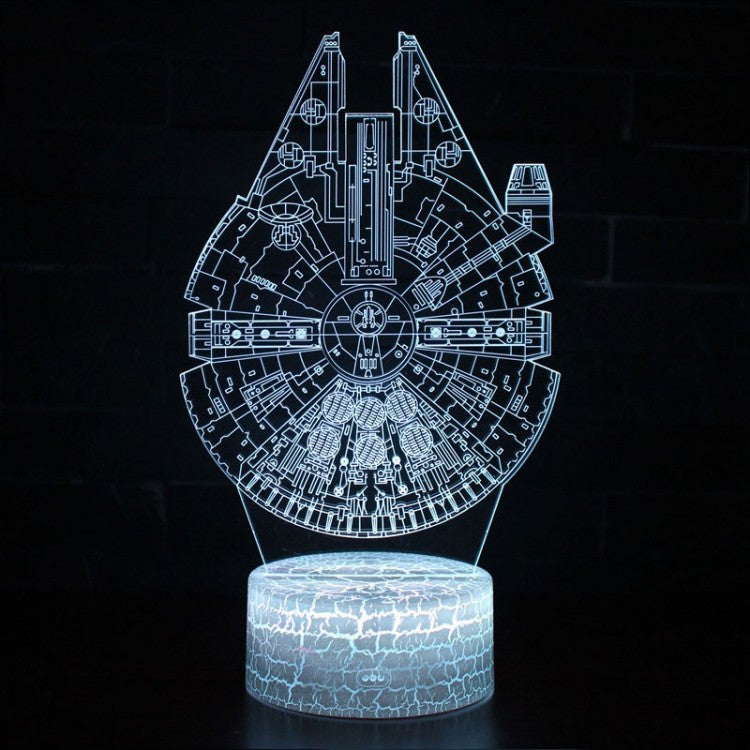 Cool Star Wars Millennium Falcon 3D Lamp - Halri