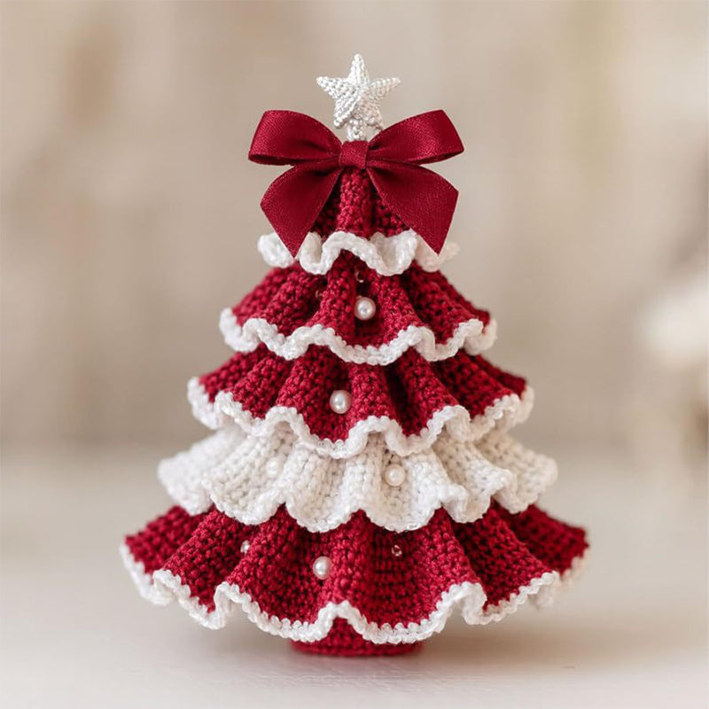 Magnifiques mini sapins de Noël au crochet 