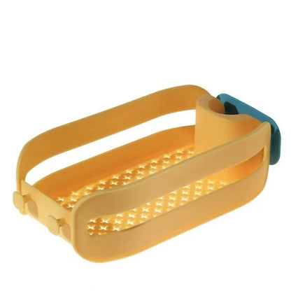 Organisateur de porte-éponges et panier de rangement pour évier, gain de place