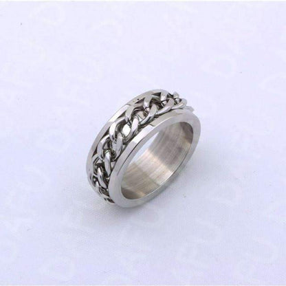 Anneau anti-anxiété à toupie
