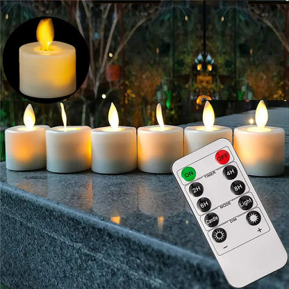 Ensemble de bougies LED chaudes avec télécommande