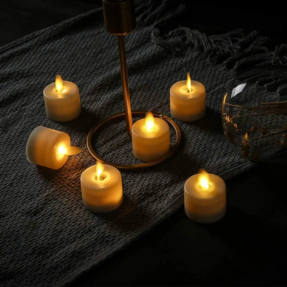 Warm LED Candle Set with Remote Control - Halri