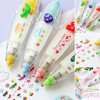 Ruban adhésif coloré à motifs d'animaux pour les activités manuelles des enfants