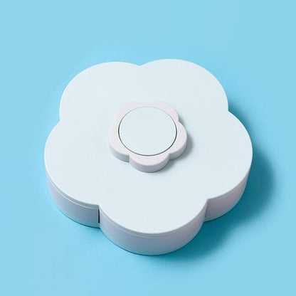 Conteneur de rangement décoratif à fleurs tournantes