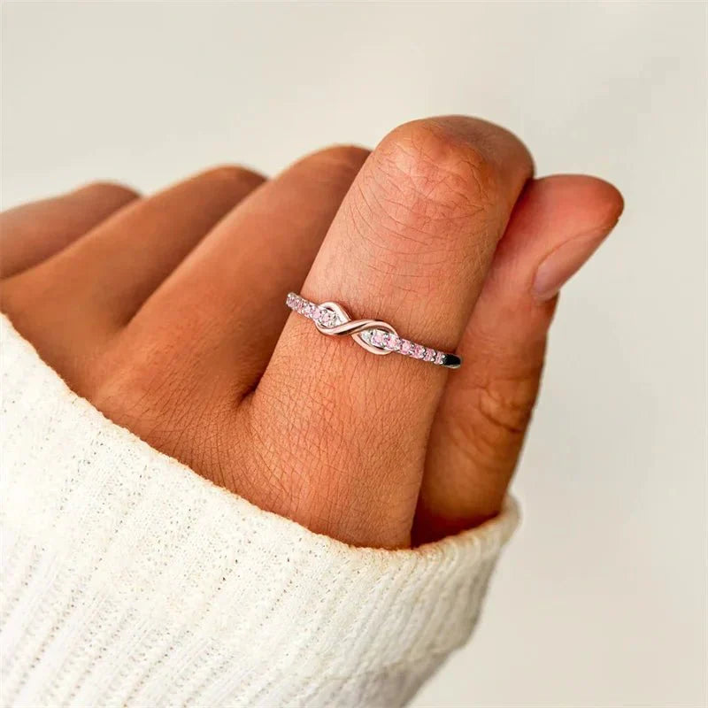 Timeless Infinity Diamond Engagement Ring - Halri
