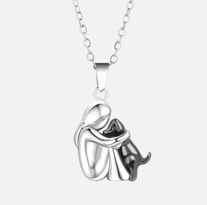 Magnifique collier pendentif en cristal, bijou élégant