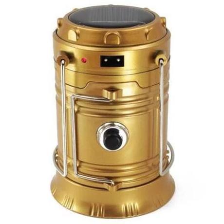 Lampe de camping portable 3 en 1 à énergie solaire