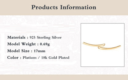 Boucles d'oreilles pendantes élégantes en argent