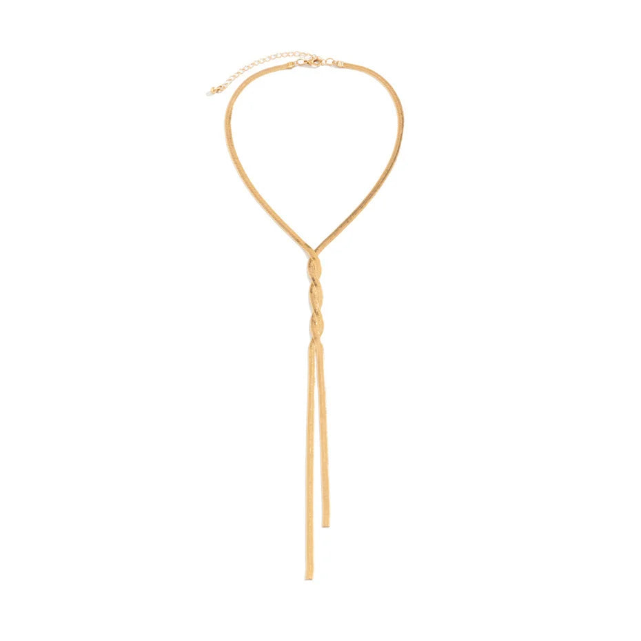 Beautiful Dainty Silver Chain Necklace