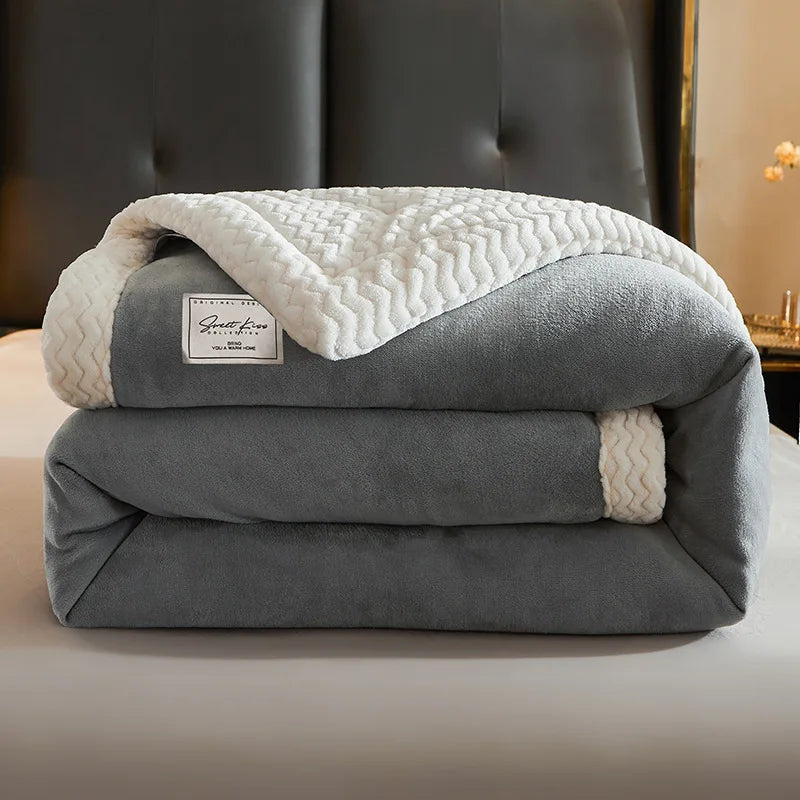 Couverture polaire douce et moelleuse